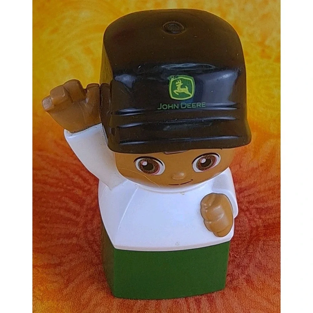 Mega Bloks First Builders Lil John Deere Figure Tractor Driver Farmer‎ Boy Man